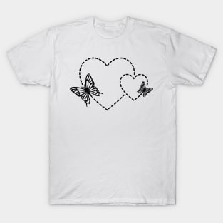 Butterflies with Hearts T-Shirt